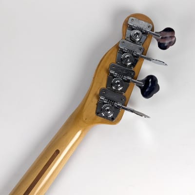 Fender  Tele Bass 1976 - Blond White Humbucker HSC image 9