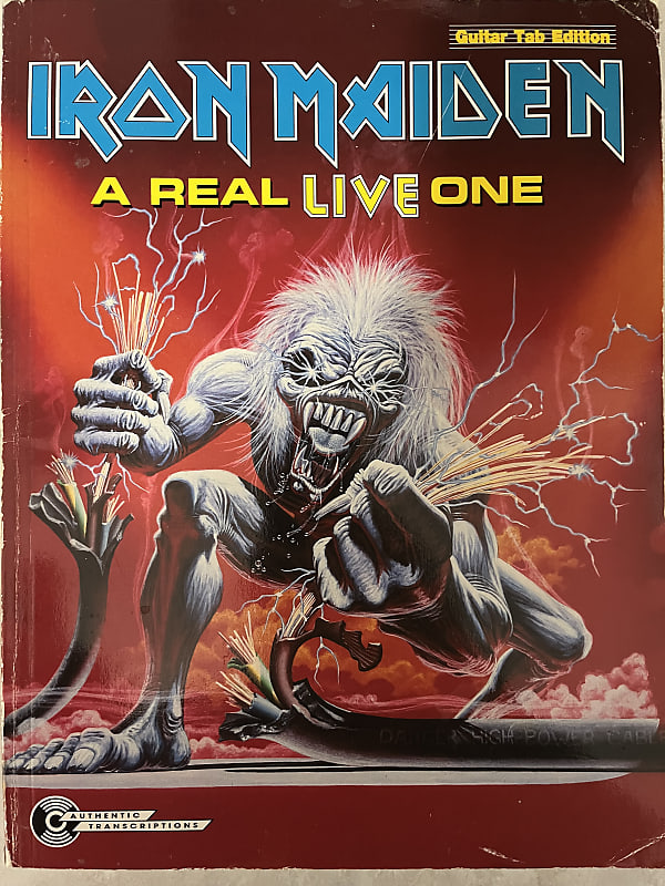 Iron Maiden - A Real Live One - Guitar Tab / Tablature Book | Reverb