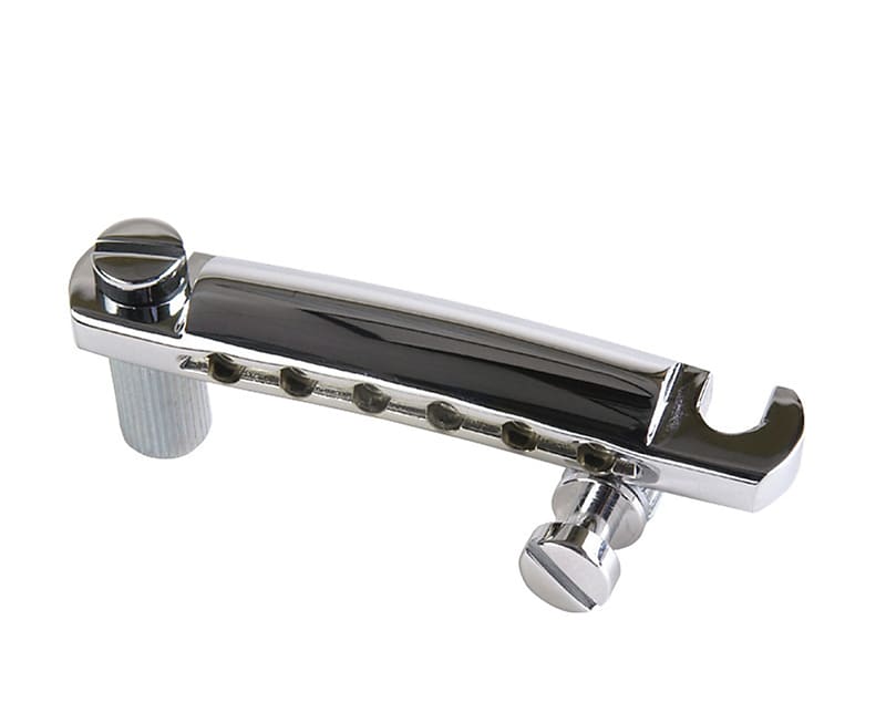 Gibson Stop Bar Tailpiece Chrome PTTP-010 image 1
