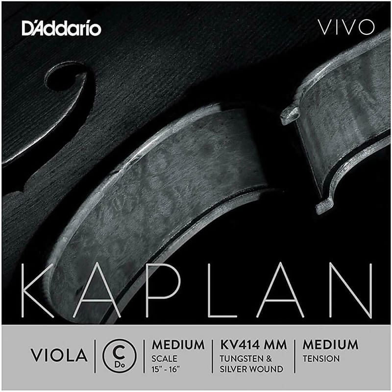 D'Addario Kaplan Vivo Viola C String, Medium Scale, Medium Reverb