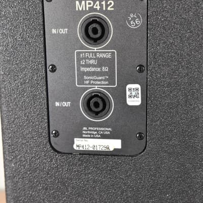 JBL MP412 12" Two-Way Passive Speaker (PAIR) CG003XQ image 10