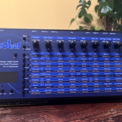 Dave Smith Instruments Evolver Desktop Monophonic Synthesizer 2002 - 2016 - Blue