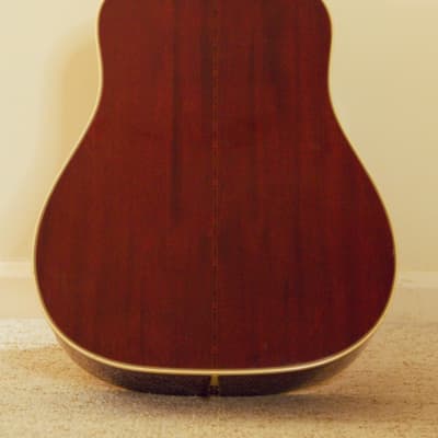 Vintage 1974 Gibson Hummingbird Custom Cherry Sunburst with original hard case image 14