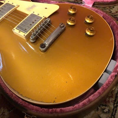 Gibson Custom Shop 1958 Les Paul Gold Top Tom Murphy Painted