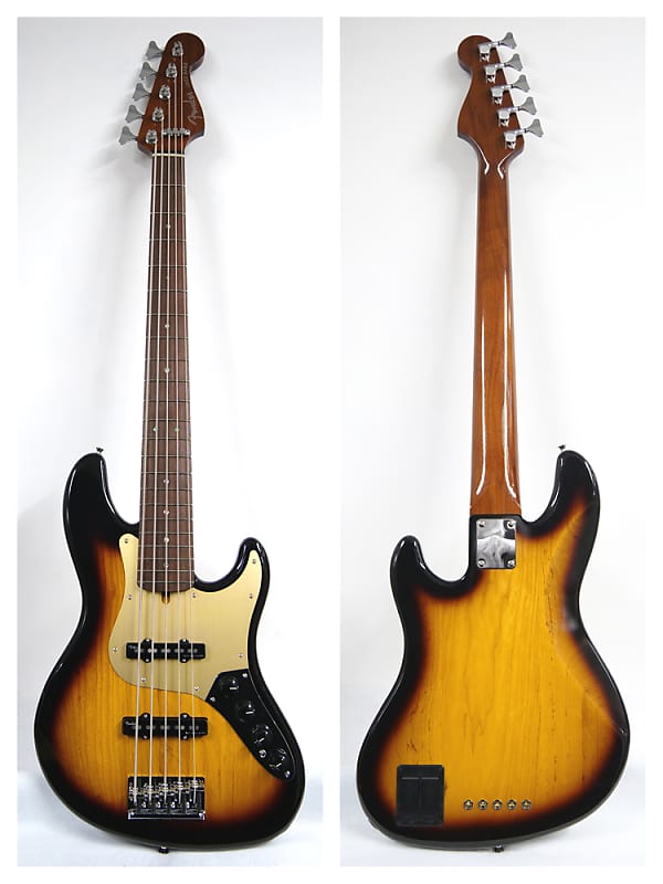 Fender Deluxe Jazz Bass V Kazuki Arai Edition 2022 SN:1860 ≒4.14kg 2-Color  Sunburst