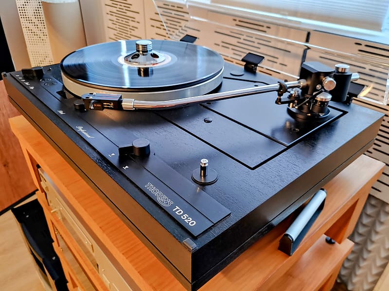 Thorens TD-520 1987 - Negro  			