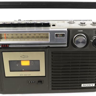 Vintage Sony Japan CF-1660 AM/FM Cassette-Corder Player Tape Recorder image 1