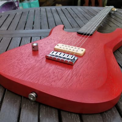 Left Handed Franklyn Guitars Skybeam Juno 2023 Red Meranti for sale