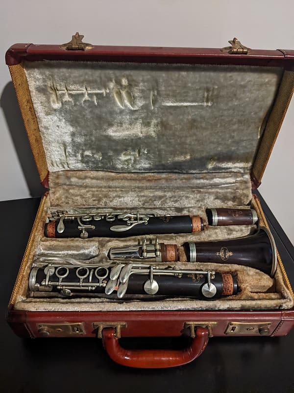 Vintage D. Noblet Paris Model 40 Early 1950s Wooden Bb Reverb