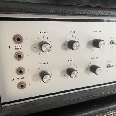 Stevens Bass Amp 1960s - Black Silver image 2