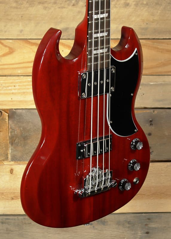 Gibson SG Standard Bass Heritage Cherry w/ Case | Reverb Canada