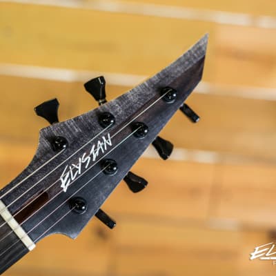 Elysian Guitars Espada® 6 string 2017  Black Satin image 6