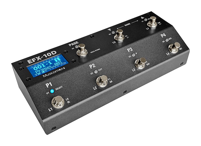 MusicomLAB EFX-10D Audio Controller New Model 2024 Authorized US Dealer