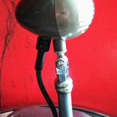 Vintage 1940's RCA MI-12017 dynamic microphone High Z w cable & Atlas DS10 stand prop display image 10