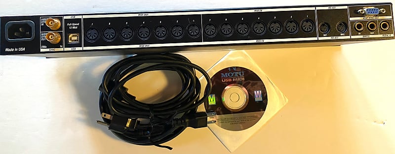 MOTU MTP AV MIDI Time Peace MIDIインターフェース Motu MTP AV Rack Mountable MIDI Timepiece AV Interface | eBay