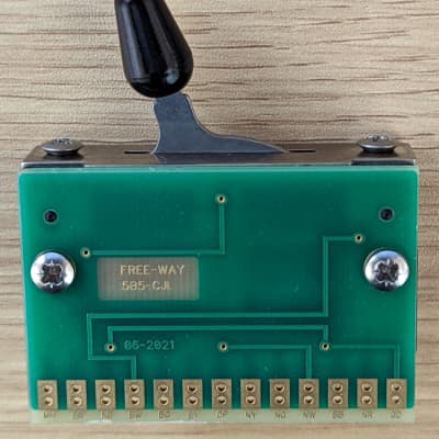 CJLab Pickups - Prewired Hum-Single-Hum (HSH) Pickguard Set with 10-Way Free-Way Switch image 3
