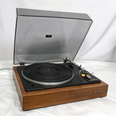 1970' s Kenwood KP-3021 2-Speed Belt Drive Turntable with New Cartridge imagen 1