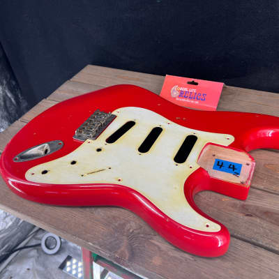 Real Life Relics Strat® Stratocaster® Body Aged Cardinal Red #2 image 1