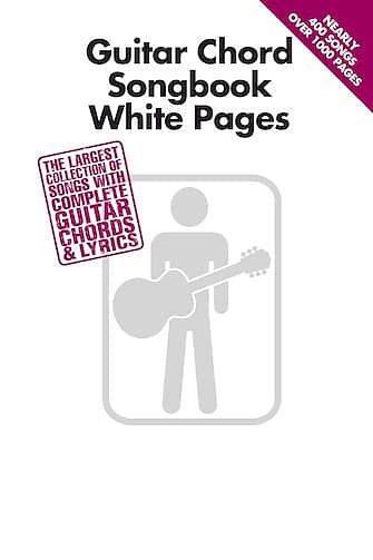 Guitar Chord Songbook White Pages | Reverb