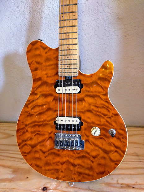 商品画像：OLP by Ernie Ball Music Man MM1 EVH Axis Transparent Purple 1
