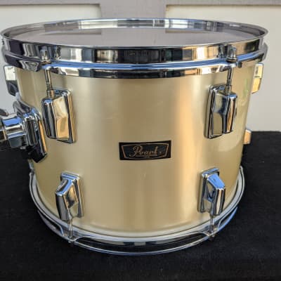 1970s Pearl Made In Japan 9 x 13" Champagne Wrap Fiberglass Shell Tom - Looks And Sounds Great! image 1