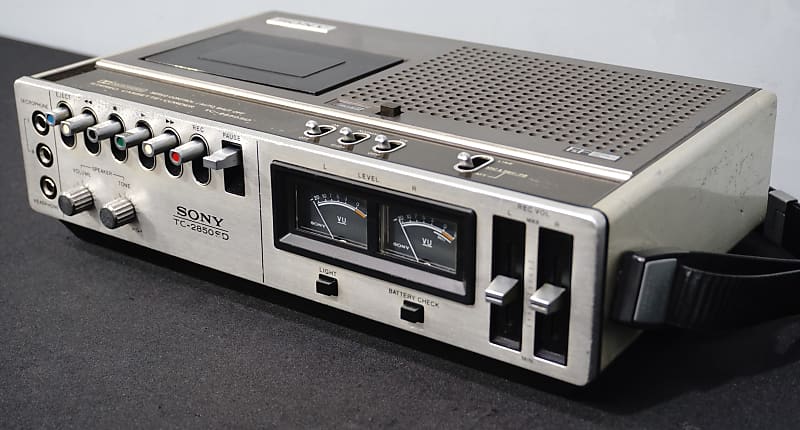 Sony TC-2850SD / TC-152SD - Vintage Portable Stereo Cassette Recorder &  Player