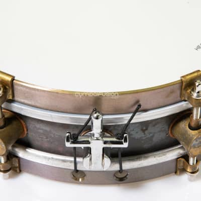 A&F Drum Co. Rude Boy 3x10 Snare - Raw Brass image 5