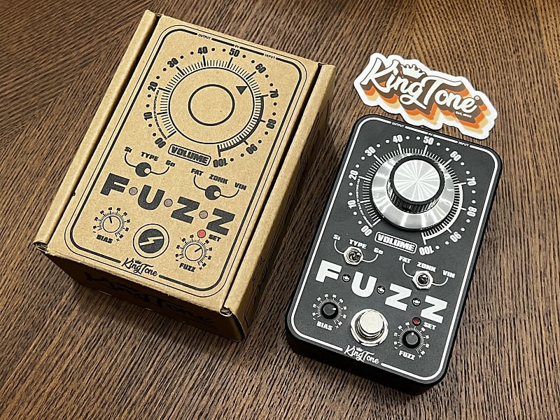 King Tone Minifuzz V2 Guitar Fuzz Pedal | Reverb King Tone Minifuzz V2 Guitar Fuzz Pedal | Reverb