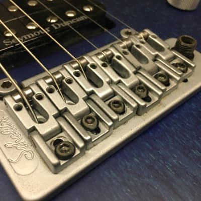 Andreas Shark Blue rare boutique guitar aluminum european custom coil split worldwide shippibg image 9