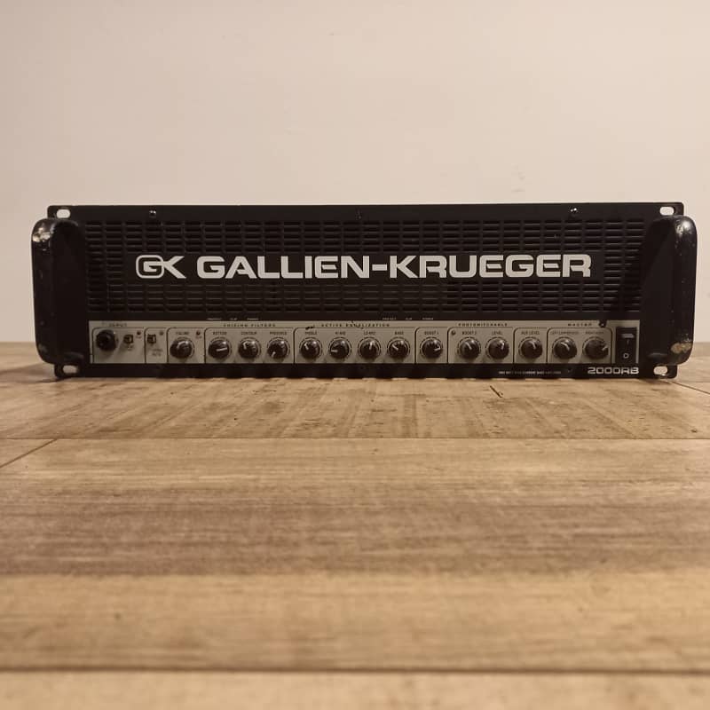 Gallien Krueger 2000RB vintage stereo bass head amplifier USA Reverb