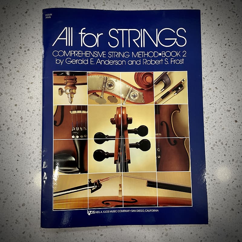 KJOS All For Strings Violin Method Book 2 Reverb