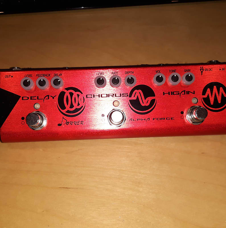 Donner Alpha Force Multi Effect Guitar Pedal chorus, Reverb UK