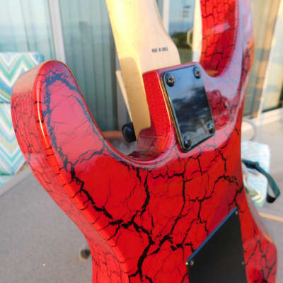 Video! Stinger by C. F. Martin & Company Super Strat- Red Crackle image 8