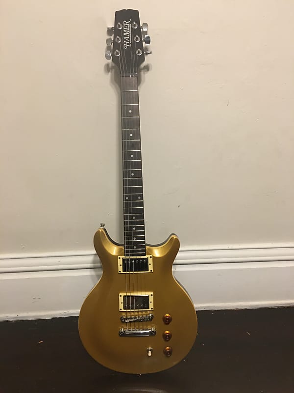 Hamer Slammer Series Archtop Sunburst Gold Top MIK Korean Epiphone