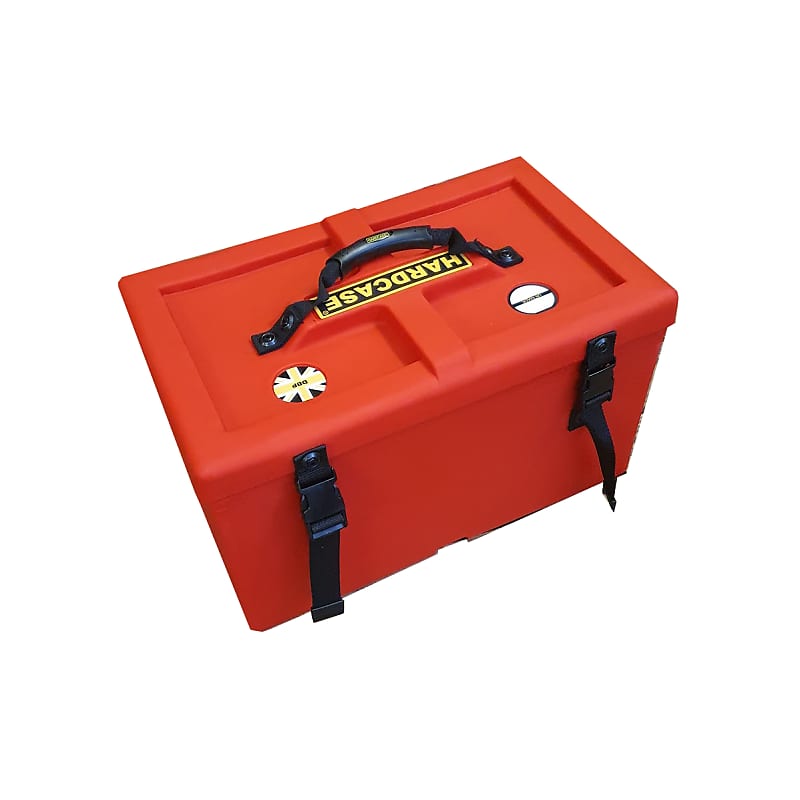 Hardcase HNPDBPR Double Bass Drum Pedal Case Red Reverb