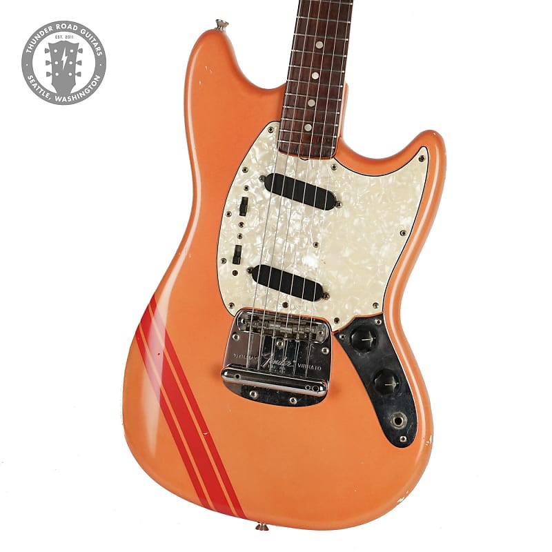 1971 Fender Competition Mustang Orange image 1