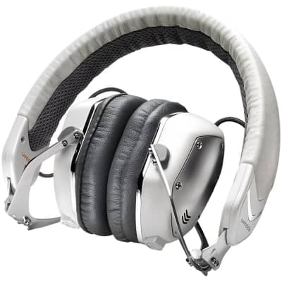 V-MODA XS On-Ear Foldable Noise-Isolating Headphones Regular White Silver image 2