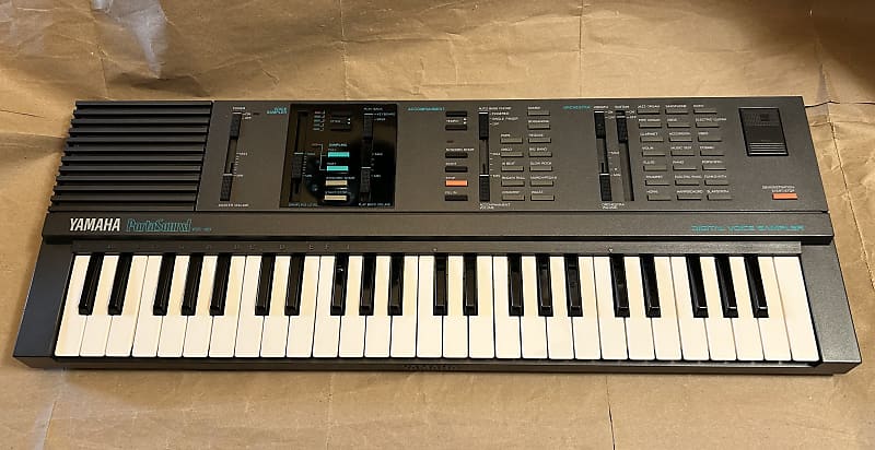 Yamaha Portasound VSS-100 Keyboard synth Sampler Sample 1980s - Black Anthracite Excellent condition in Original Box image 1