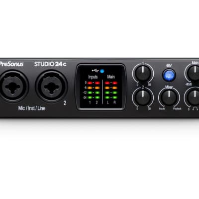 PreSonus Studio 24C 2x2 USB-C Audio / MIDI Interface | Reverb