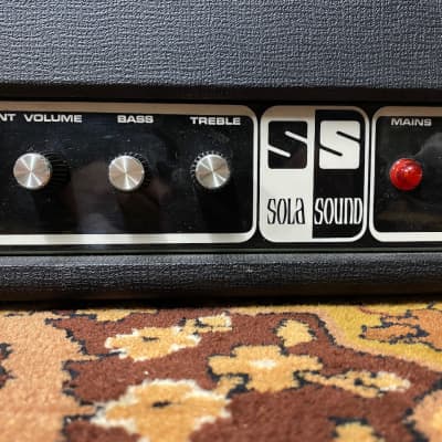 Vintage 1970s Sola Sound SS Solid State Amplifier Head *Collectors Condition* image 5