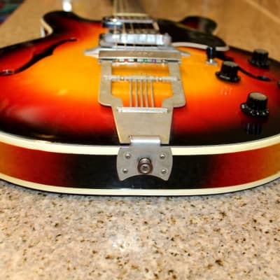 Kapa 500 series hollowbody electric guitar Vintage 1960s image 8