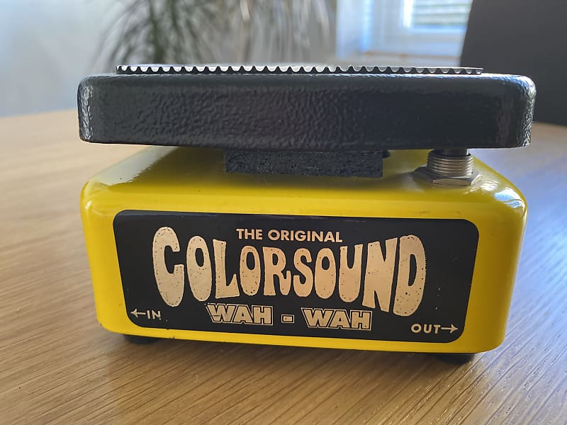 Colorsound Wah Wah 1990's - Yellow | Reverb