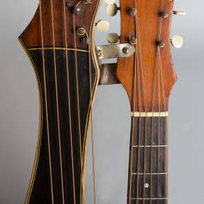 Knutsen Jumbo 11 String Model Harp Guitar c. 1912 w/Orig. Hard Shell Case image 5
