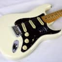 2021 Fender American Professional II Stratocaster with Maple Fretboard Olympic White with case