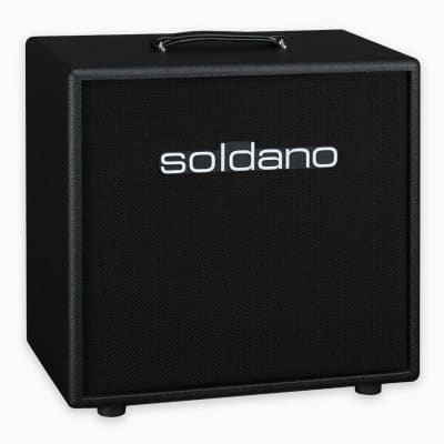 Soldano 1 × 12" Closed Back Cabinet Black w/ Celestion G12H-150 Redback Speaker image 2
