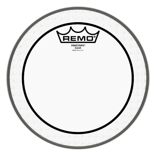 Remo Pinstripe Clear Drum Head 8in image 1