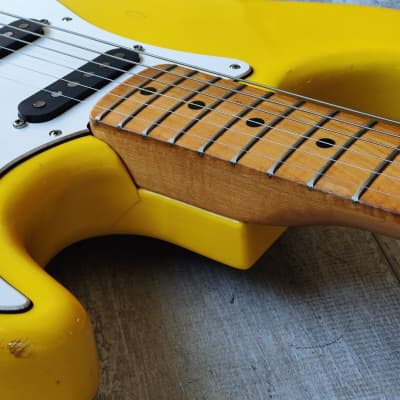 1970's Founder Japan Stratocaster (Graffiti Yellow) image 6
