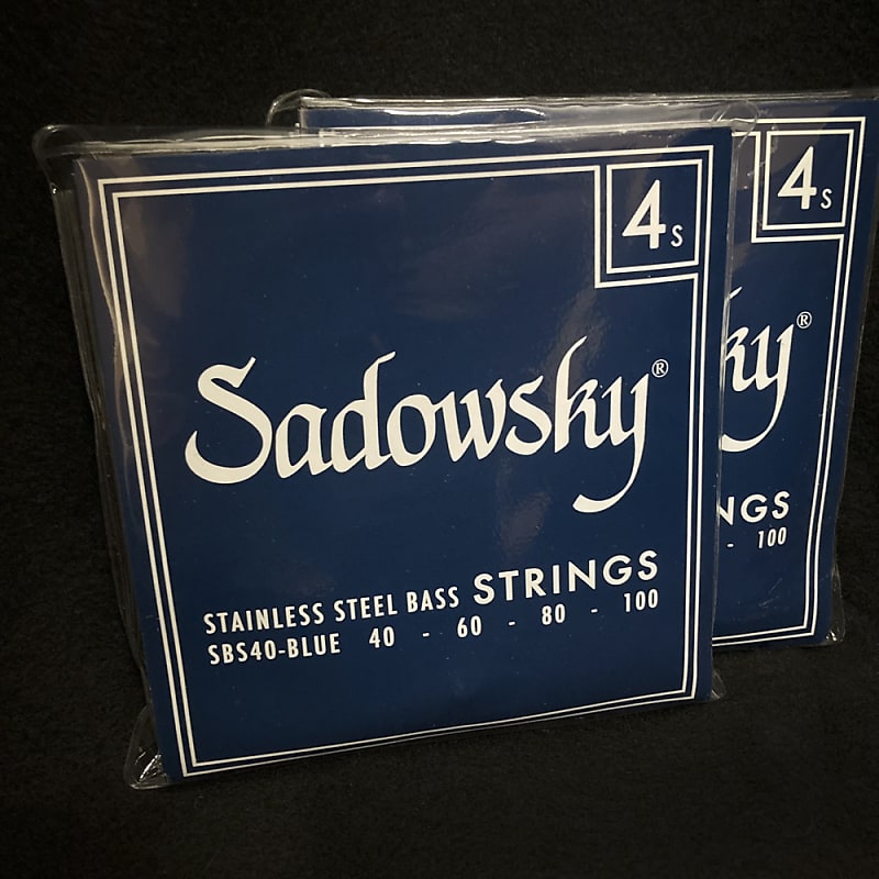 Sadowsky Blue Label String set Stainless Steel round wound long scale 40-100 image 1