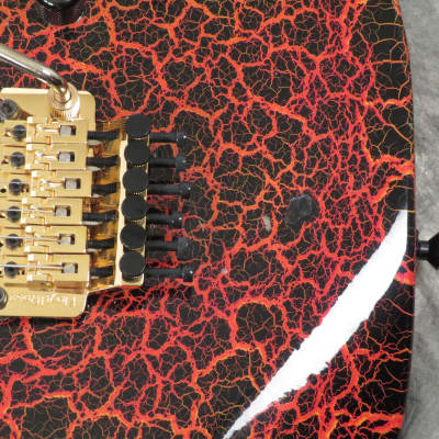 Charvel  Model 6 1988 Rare Red Lava Crackle Finish Jackson image 10