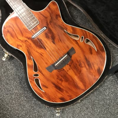 Crafter SA-BUB Slim Arch Designed handcrafted in Korea 2007 Hybrid electric-acoustic guitar excellent condition with original hard case. image 3